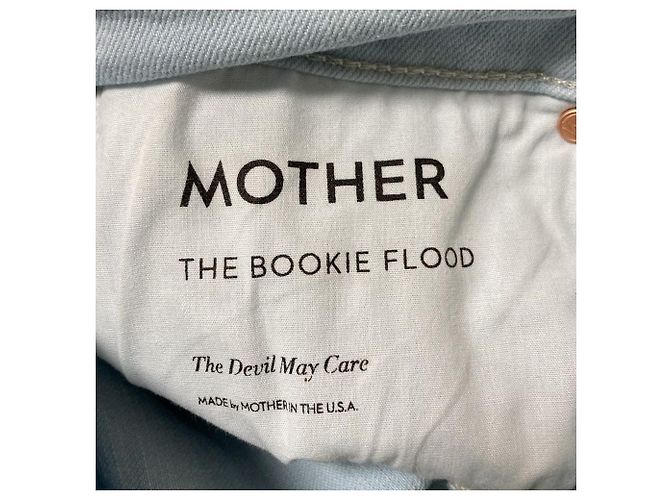 Autre Marque Pantalones de denim Mother THE BOOKIE FLOOD Azul Azul claro - vista 9