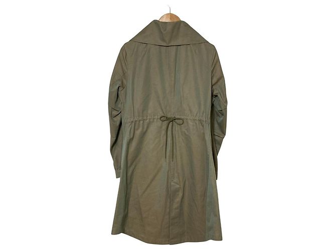 Autre Marque Cappotto con collo rotondo AMERICANA Verde Cachi - vista 2