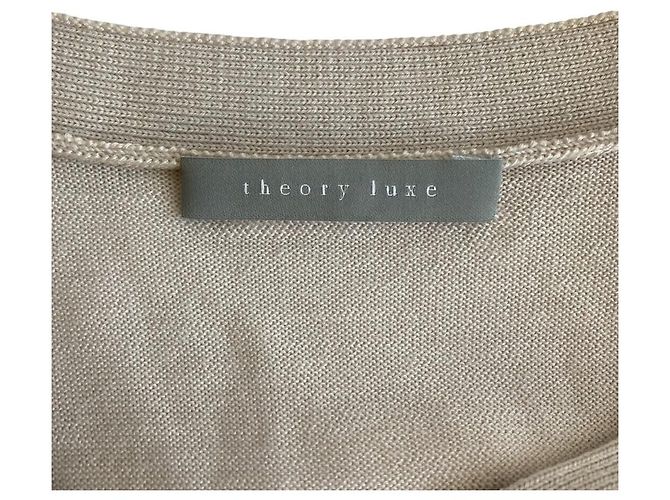 Top de punto Theory beige - vista 3