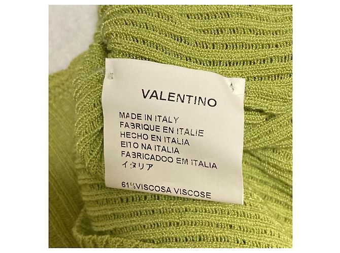 Valentino Spitzenstrick-Cardigan Grün Hellgrün - Ansicht 4