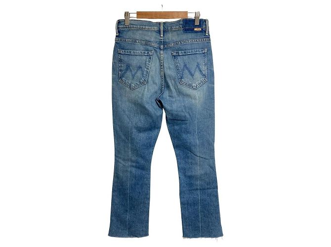 Autre Marque Pantalones vaqueros Mother INSIDER CROP STEP FRAY Azul - vista 2
