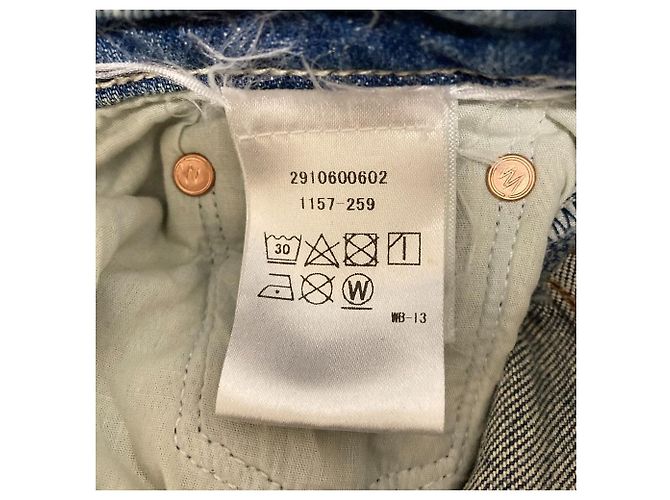 Autre Marque Pantalones vaqueros Mother INSIDER CROP STEP FRAY Azul - vista 5