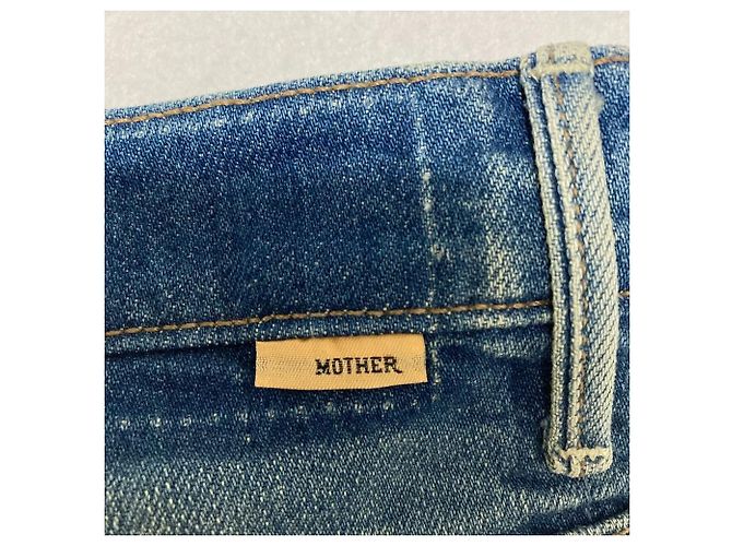 Autre Marque Pantalones vaqueros Mother INSIDER CROP STEP FRAY Azul - vista 9