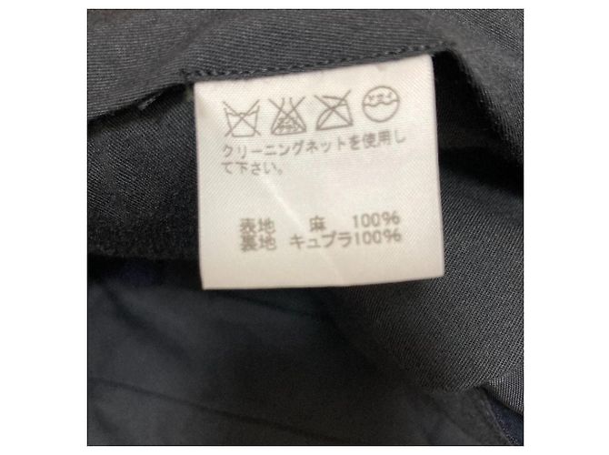Issey Miyake Hose mit Knitter-Effekt Blau Marineblau - Ansicht 6