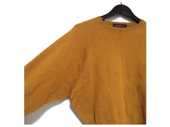 Autre Marque Jersey de punto de algodón y cashmere CABaN Amarillo - vista 3