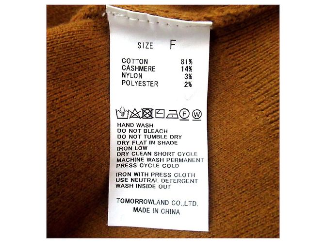 Autre Marque Jersey de punto de algodón y cashmere CABaN Amarillo - vista 4