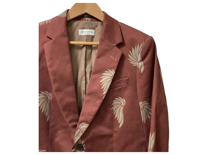 Dries Van Noten Patterned Tailored Jacket Brown - view 2