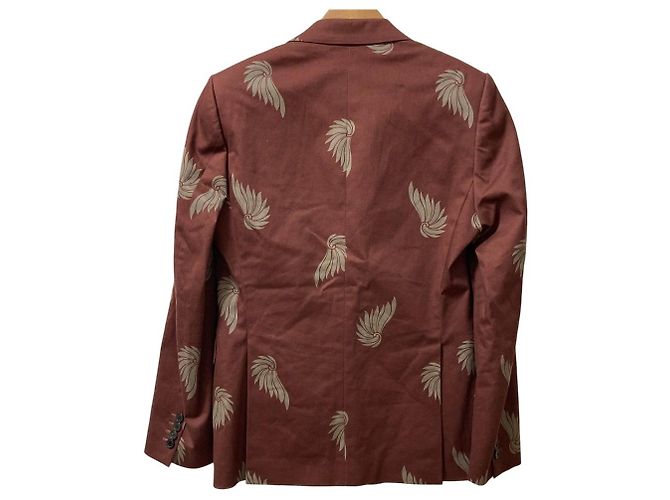 Dries Van Noten Patterned Tailored Jacket Brown - view 3