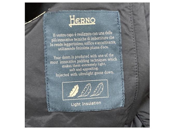 Autre Marque Chaleco de Plumas Herno Legend Azul Azul marino - vista 6