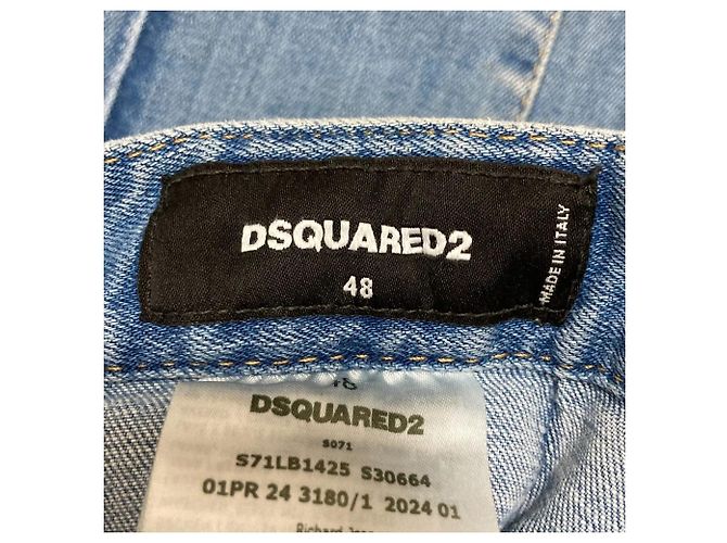 DSQUARED2 RICHARD JEAN Denim Pants Blue - view 6