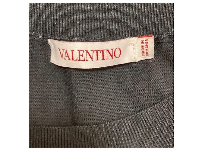 Valentino Strickpullover mit hoher Maschendichte Schwarz - Ansicht 4