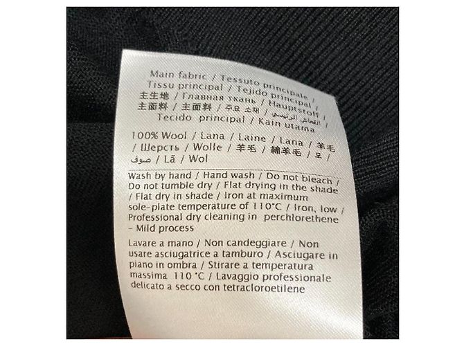 Valentino Strickpullover mit hoher Maschendichte Schwarz - Ansicht 6