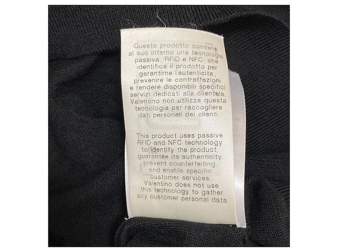 Valentino Strickpullover mit hoher Maschendichte Schwarz - Ansicht 9