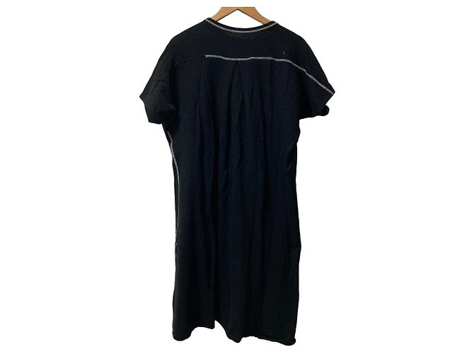 Autre Marque Y's Sweatkleid Schwarz - Ansicht 3
