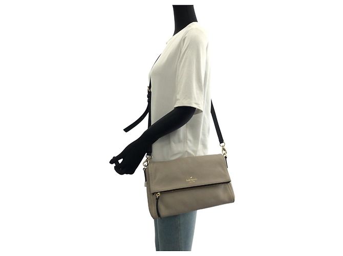 Kate Spade PXRU6222 Borsa a tracolla e pochette in pelle 2way Marrone - vista 6