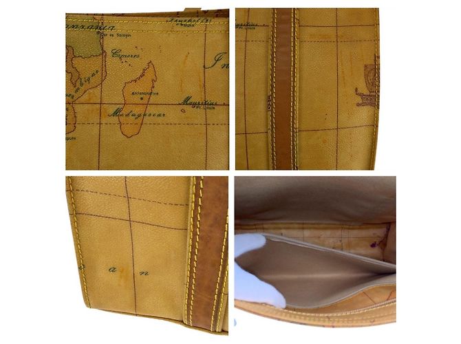 Autre Marque Borsa 2way PRIMA CLASSE in PVC/Pelle con motivo mappa Marrone - vista 5
