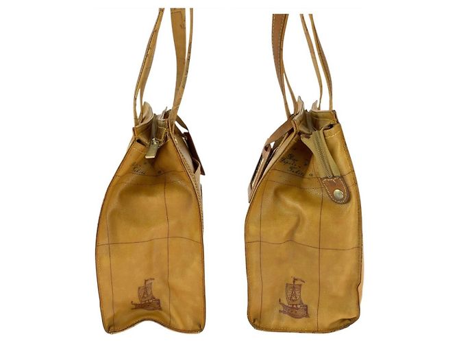 Autre Marque Borsa 2way PRIMA CLASSE in PVC/Pelle con motivo mappa Marrone - vista 7
