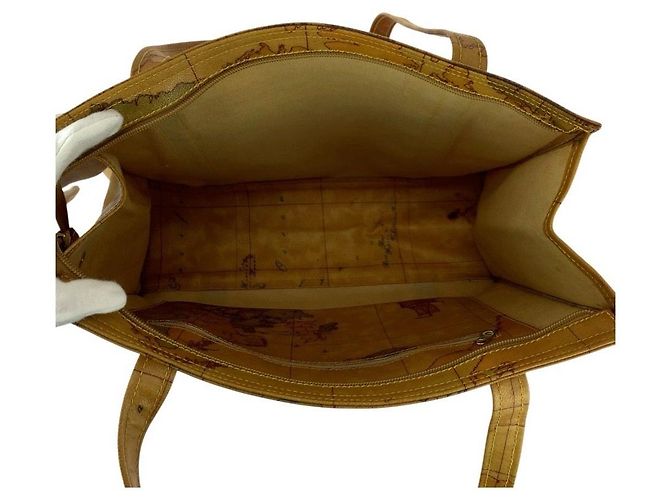 Autre Marque Borsa 2way PRIMA CLASSE in PVC/Pelle con motivo mappa Marrone - vista 8