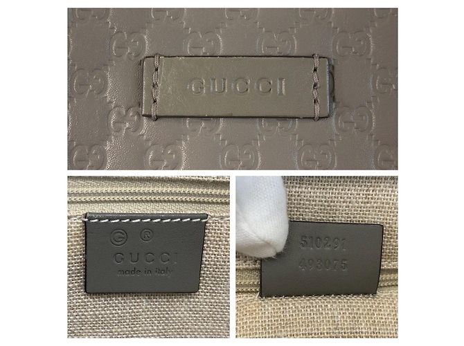 Bolso 2way Gucci de piel Microguccissima Castaño - vista 4