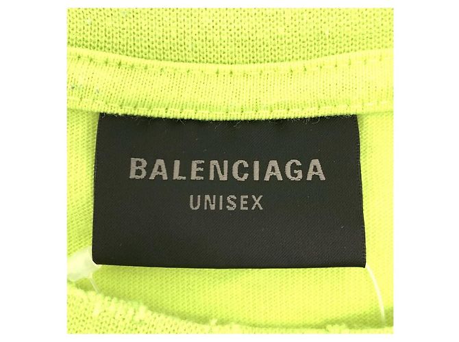 Camiseta de algodón Balenciaga CAPS Verde - vista 6