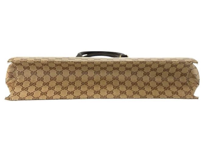 Gucci GG Crystal Aktentasche Beige Dunkelbraun - Ansicht 10
