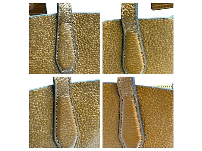 Tory Burch Blake Leder 2-Way Tasche Braun - Ansicht 10