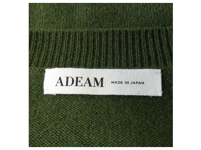 Autre Marque Cárdigan ADEAM 100% Cachemira Verde - vista 4