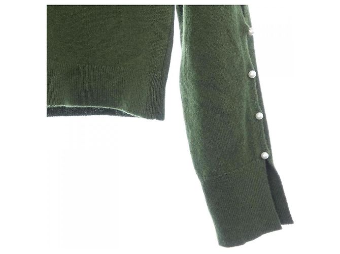 Autre Marque Cárdigan ADEAM 100% Cachemira Verde - vista 6
