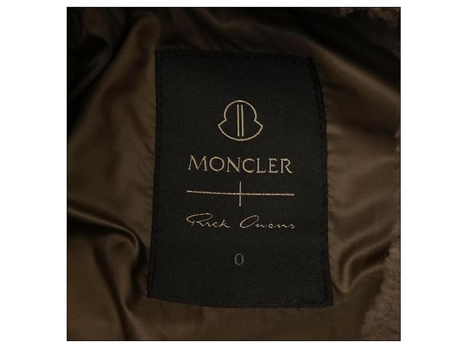 Autre Marque Chaqueta de plumón Moncler RICK OWENS CYCLOPIC Castaño - vista 5