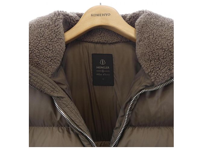 Autre Marque Chaqueta de plumón Moncler RICK OWENS CYCLOPIC Castaño - vista 6