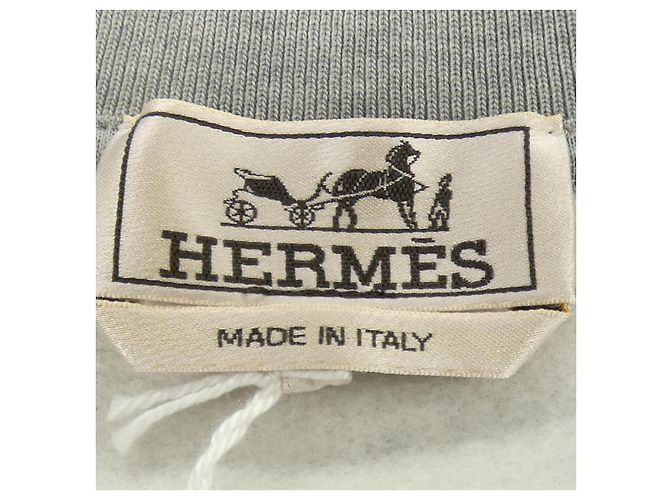Hermès Hermes Chevaux En Symetrie Sweatshirt aus Baumwolle Braun - Ansicht 4