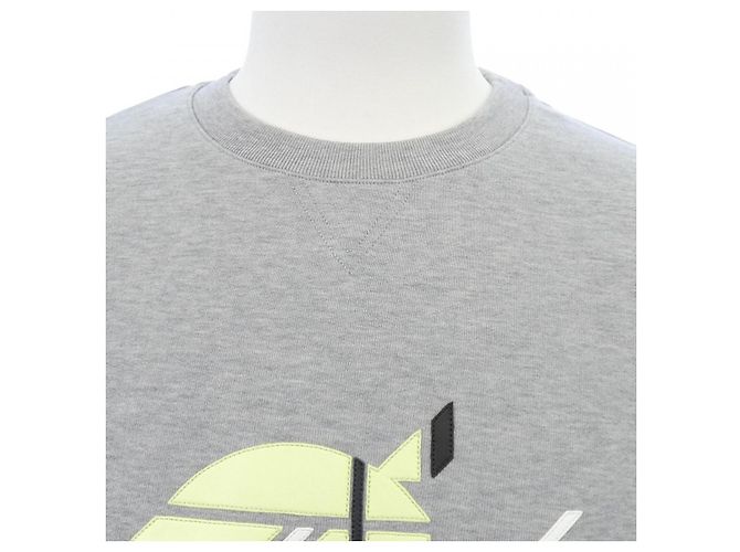 Hermès Hermes Chevaux En Symetrie Sweatshirt aus Baumwolle Braun - Ansicht 5