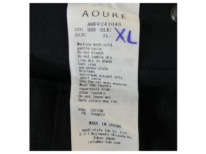 Autre Marque Pantalones AOURE Negro - vista 3
