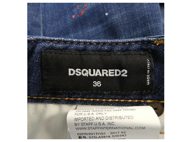 Jeans azuis Dsquared2 Azul - vista 4