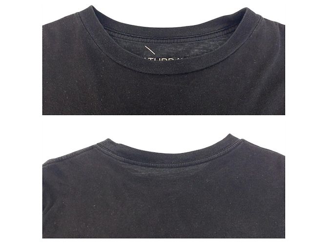 Autre Marque T-shirt in cotone Saturdays Surf NYC Nero - vista 3