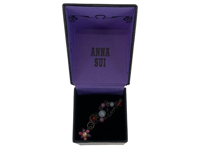 Autre Marque ANNA SUI Flower Metallarmband Golden - Ansicht 6