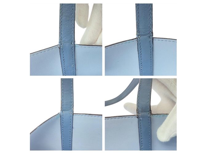 Bolso Tote 2 vías de cuero Michael Kors Azul - vista 6