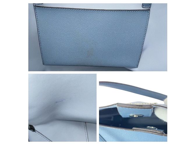 Bolso Tote 2 vías de cuero Michael Kors Azul - vista 7