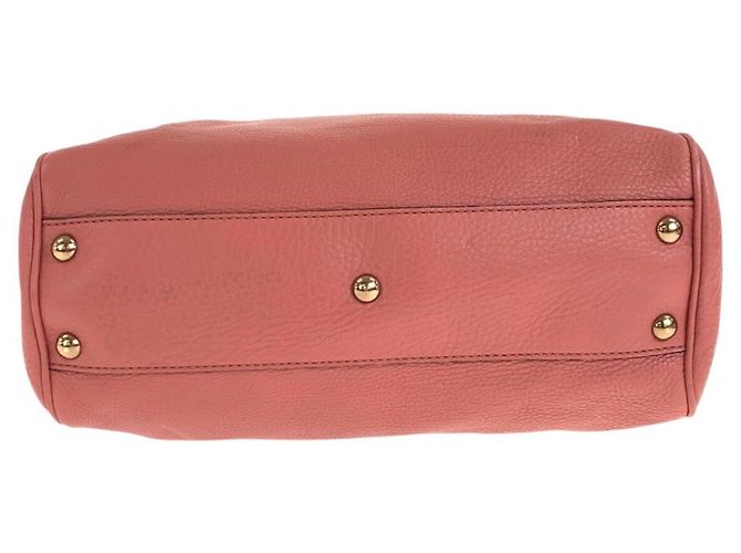 Borsa Tote in pelle Gucci Bamboo Rosa - vista 10