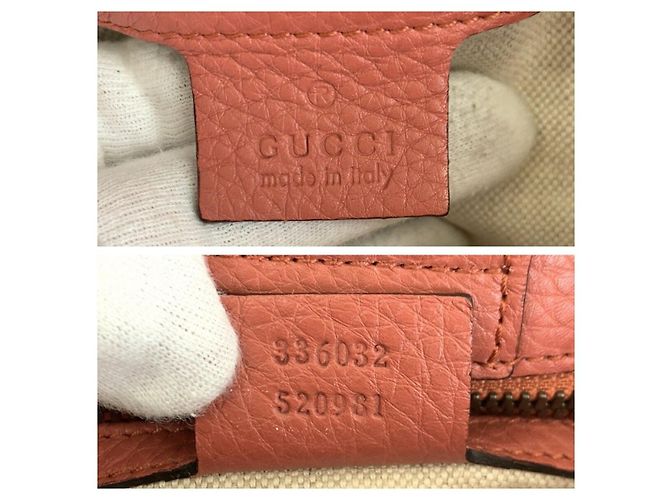 Borsa Tote in pelle Gucci Bamboo Rosa - vista 4