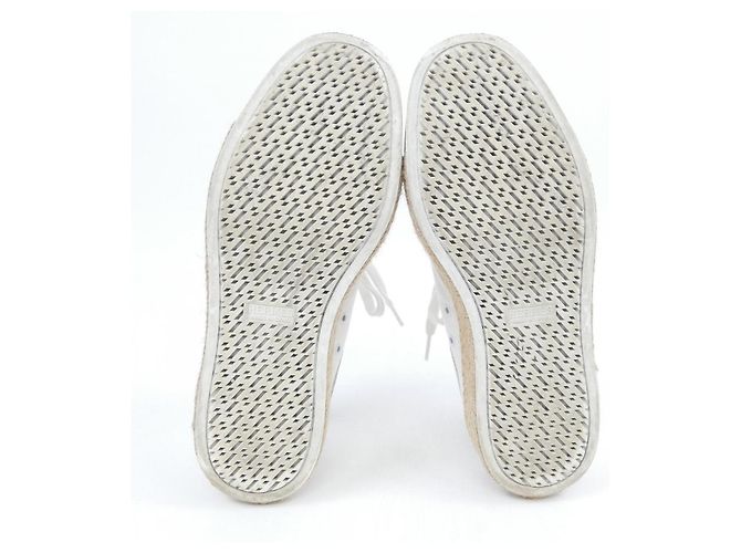 Hermès Scarpe in pelle Hermes Loa Rosa36 Bianco - vista 4