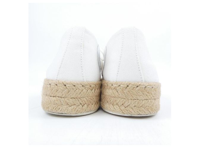 Hermès Scarpe in pelle Hermes Loa Rosa36 Bianco - vista 5