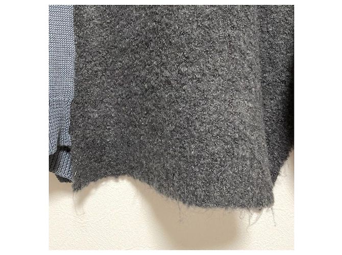 Autre Marque Cardigan ayane Docking Castaño Gris antracita - vista 5