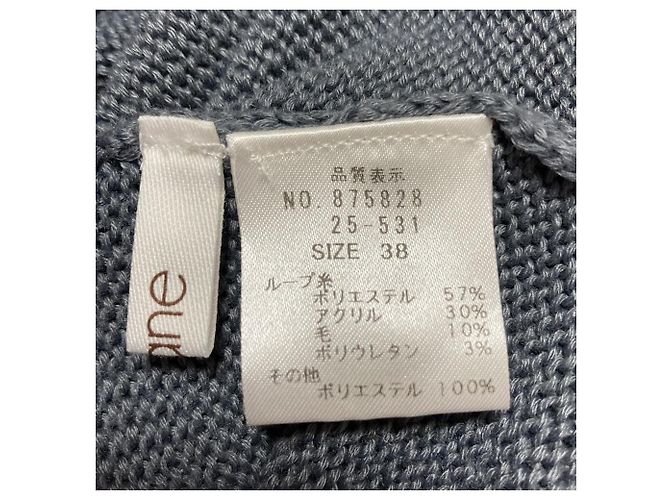 Autre Marque Cardigan ayane Docking Castaño Gris antracita - vista 6