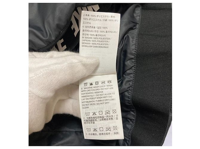 Autre Marque Cappotto lungo imbottito Nike Nero - vista 10