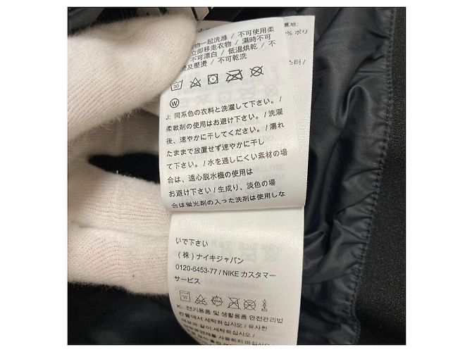 Autre Marque Cappotto lungo imbottito Nike Nero - vista 11