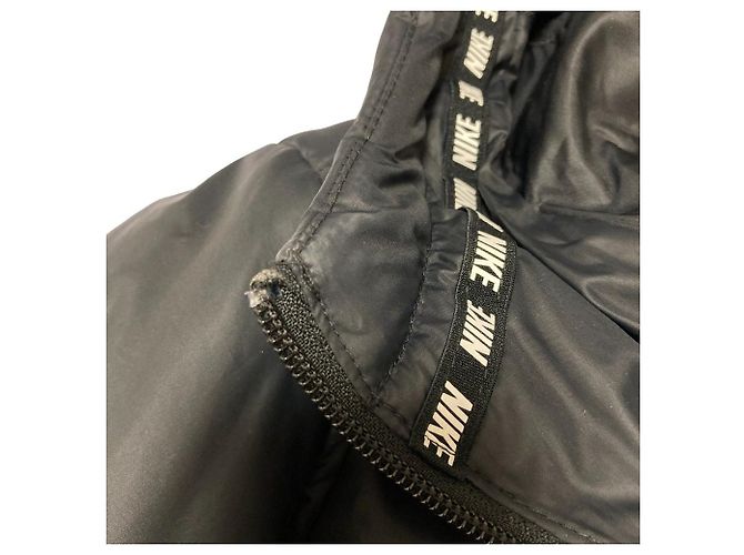 Autre Marque Cappotto lungo imbottito Nike Nero - vista 13