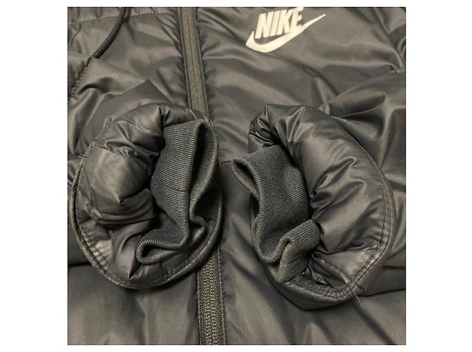 Autre Marque Cappotto lungo imbottito Nike Nero - vista 15