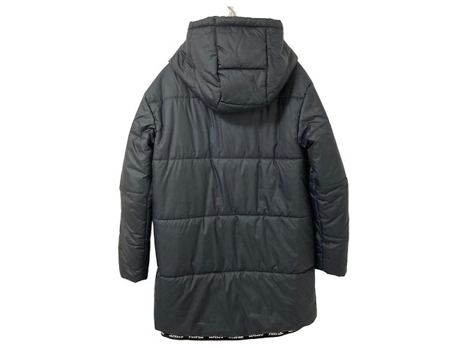 Autre Marque Cappotto lungo imbottito Nike Nero - vista 2