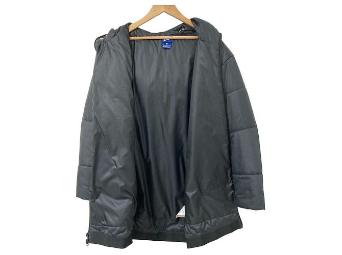 Autre Marque Cappotto lungo imbottito Nike Nero - vista 3